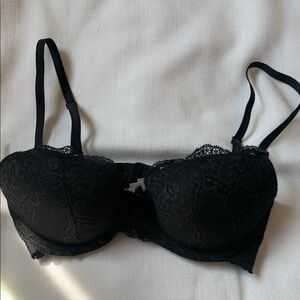 Elegant Black Lace Bra